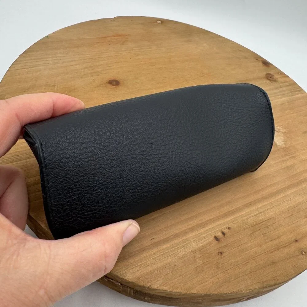 Ray ban Leather Pouch Universal Soft Sunglasses Case Black
